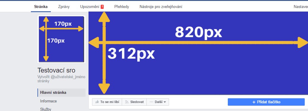 rozměry fotek na facebook