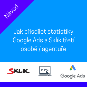 sdílení statistik google ads a sklik